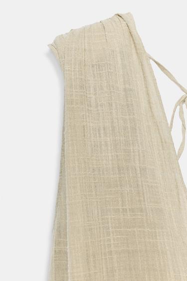 CRINKLE-EFFECT CHIFFON MIDI DRESS - Ash by Zara - Image 6