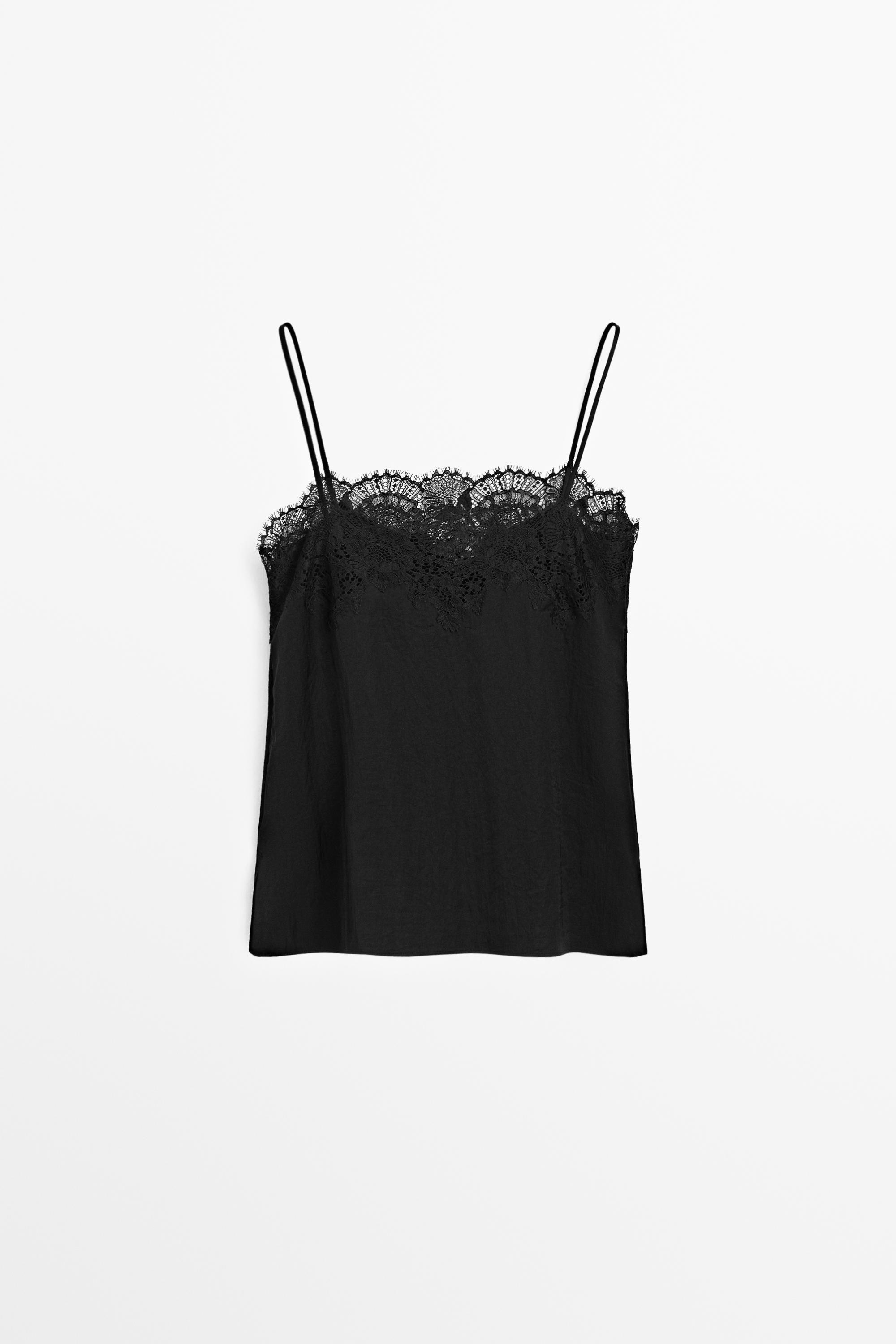 Lace camisole top