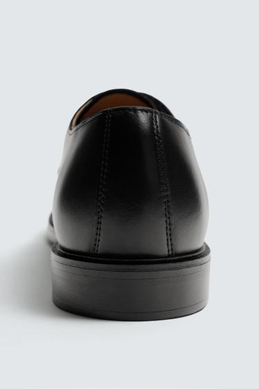 LIMITED EDITION LEATHER SMART SHOES - Black by Zara - Image 5