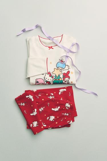 2-6 AÑOS/ PIJAMA HELLO KITTY AND FRIENDS © SANRIO - Rojo de Zara