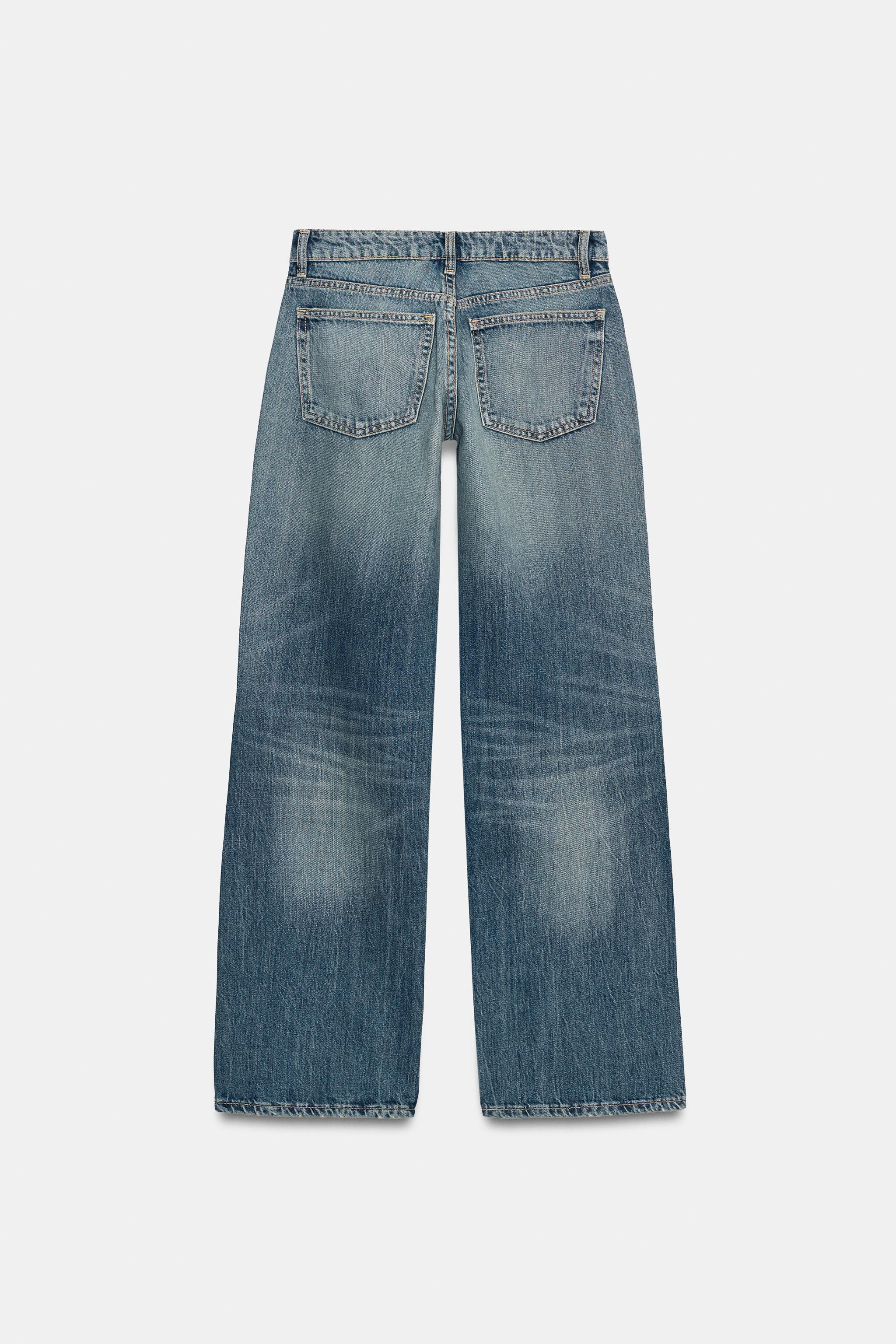 JEANS TRF LOOSE FIT TAILLE BASSE BRILLANT