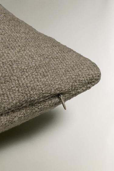 TEXTURED CUSHION COVER - Dark grey by Zara - Image 3