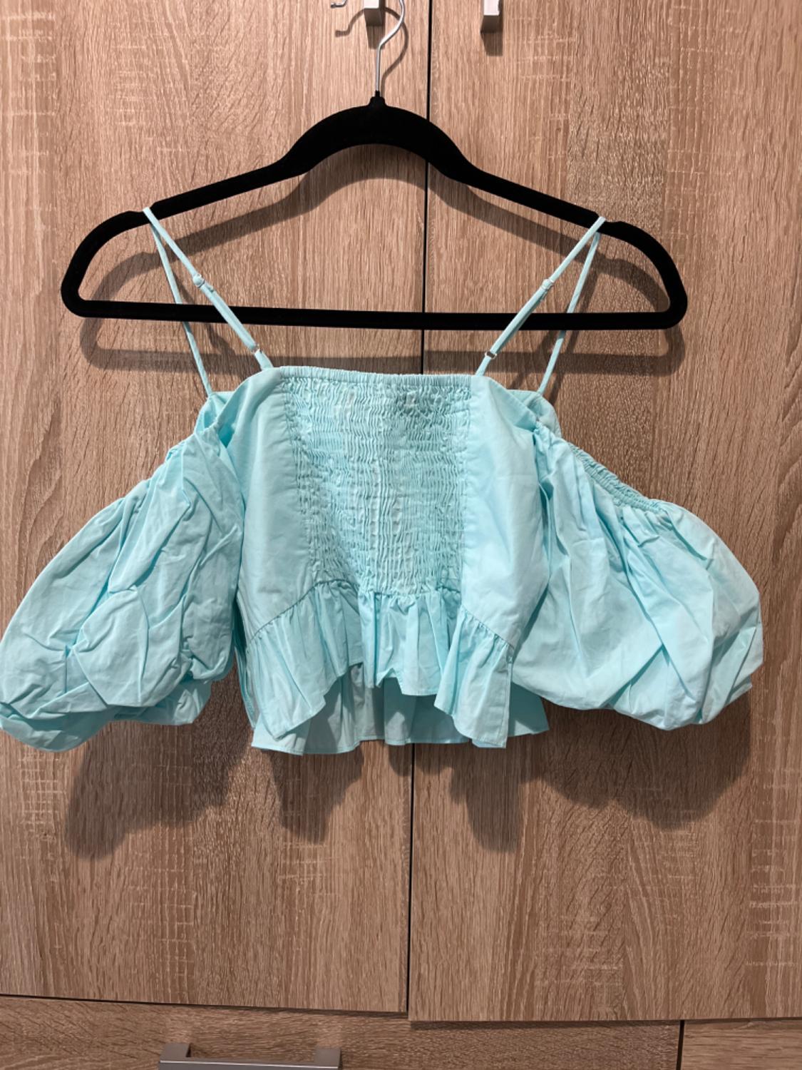 CROPPED POPLIN BODYSUIT - Image 4