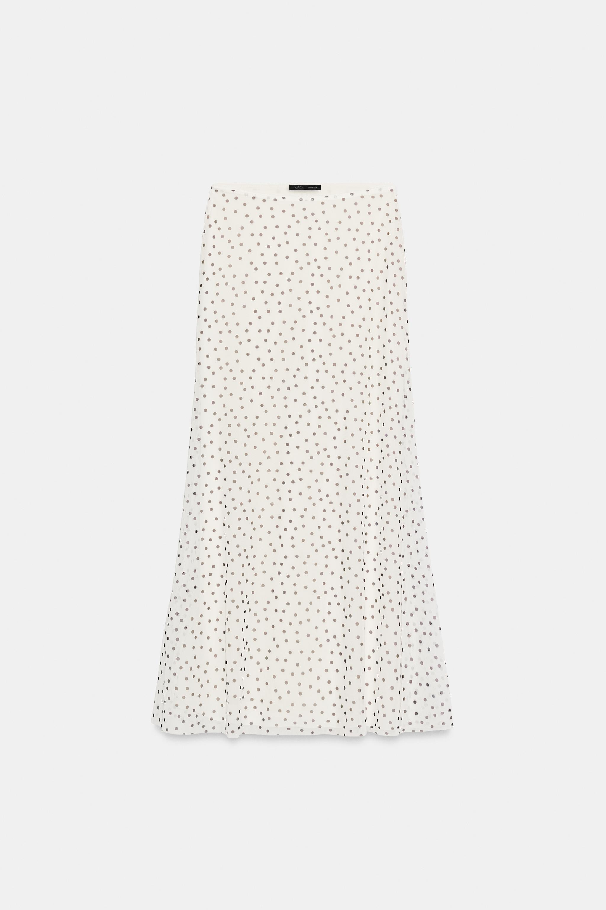 ANIMAL PRINT TULLE SKIRT