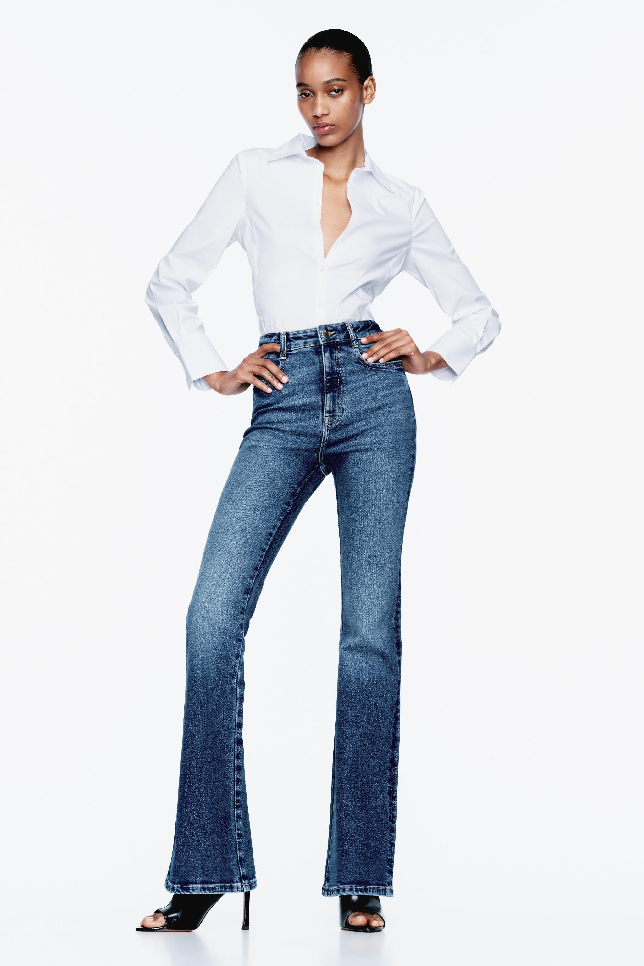 Jeans & Trousers, Zara Front Slit Leggings High Waist
