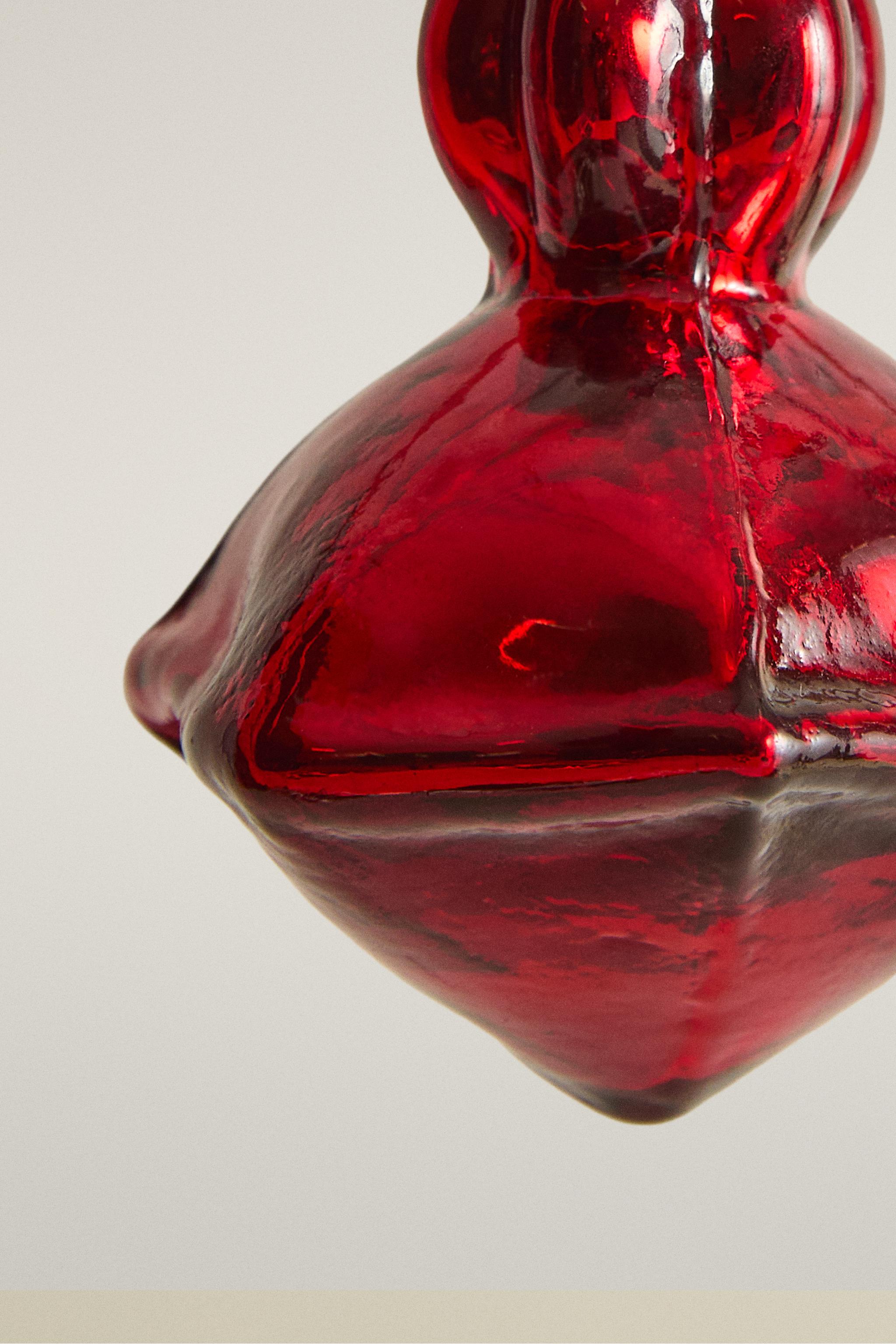 Glass Spinning Top Christmas Tree Decoration