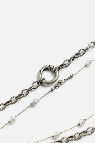 COMBINED NECKLACES PACK OF 2 - Silver by Zara - Image 4