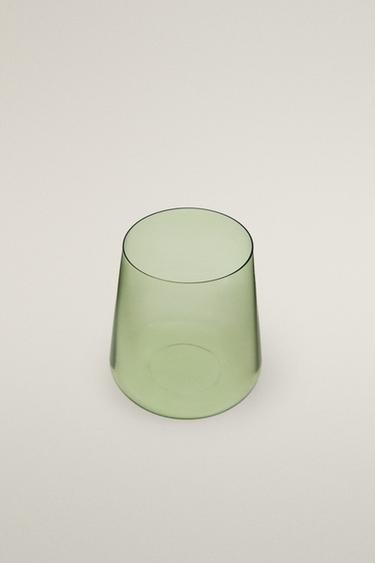 CONICAL CRYSTALLINE TUMBLER — Green 2