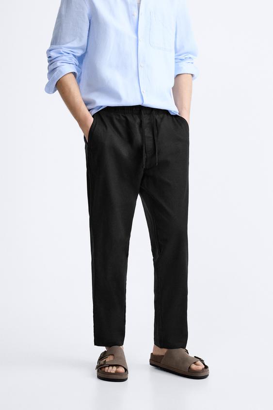 Cotton Black Zara Man Pants, Casual Wear, Flat Trousers at Rs 460/piece in  Nagpur