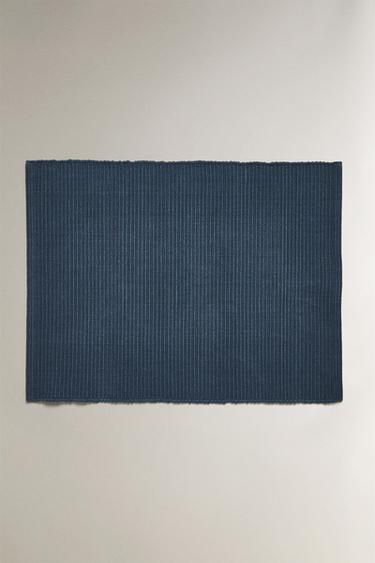 TAPPETINO DA BAGNO NODI - Blu di Zara - Immagine 0