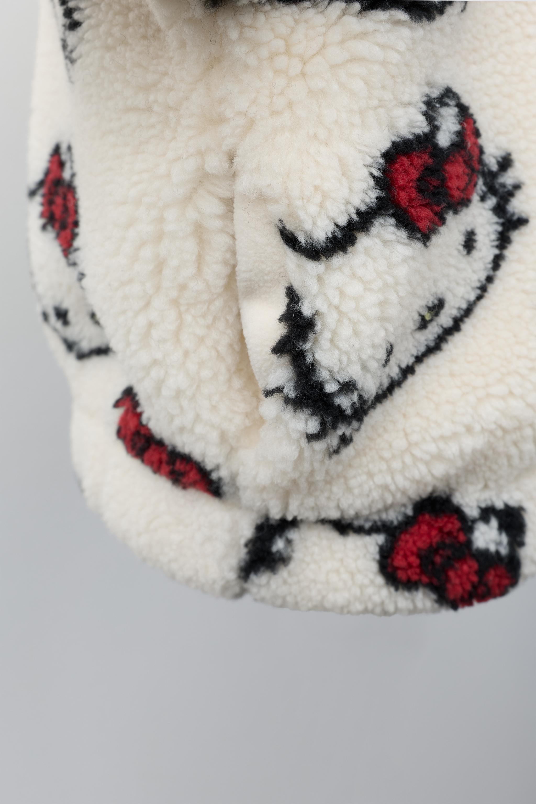 HELLO KITTY © SANRIO FAUX SHEARLING JACKET