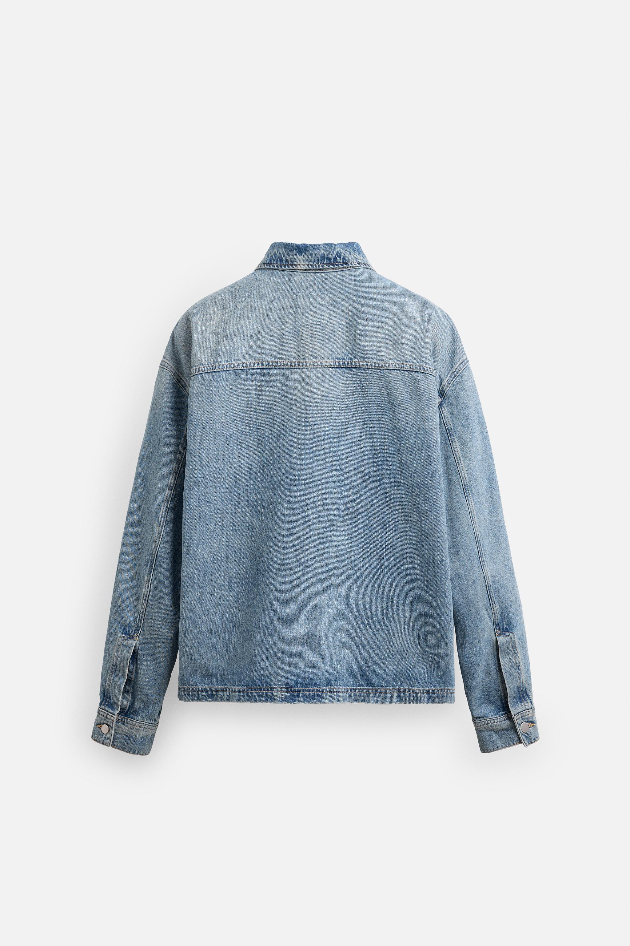 LIMITED EDITION DENIM OVERSHIRT - Blue | ZARA United States