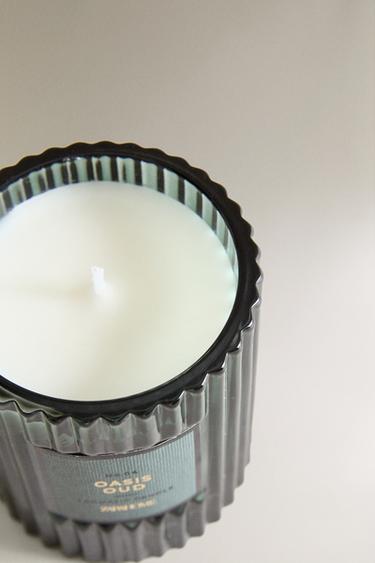 (175 G) BOUGIE PARFUMÉE OASIS OUD - Bleu de Zara - Image 2