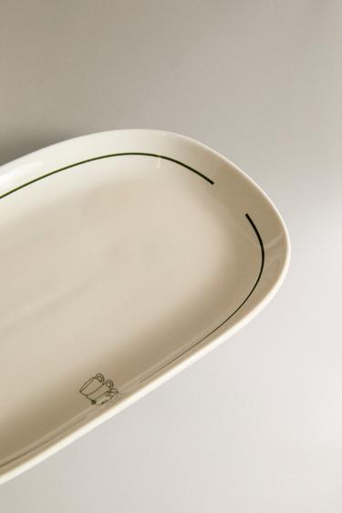 PLAT GRÈS CAFÉTÉRIA - Blanc / Vert de Zara - Image 2
