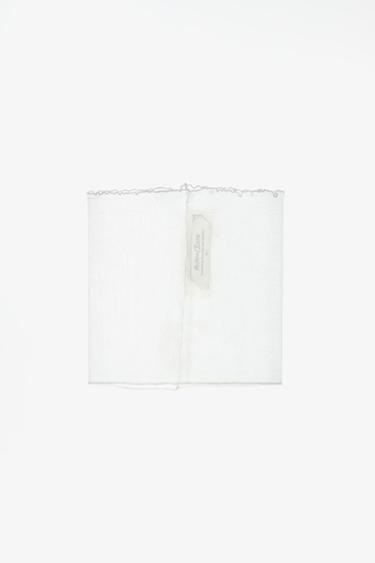 LIMITED EDITION SEMI-SHEER KNIT COLLAR — White 1