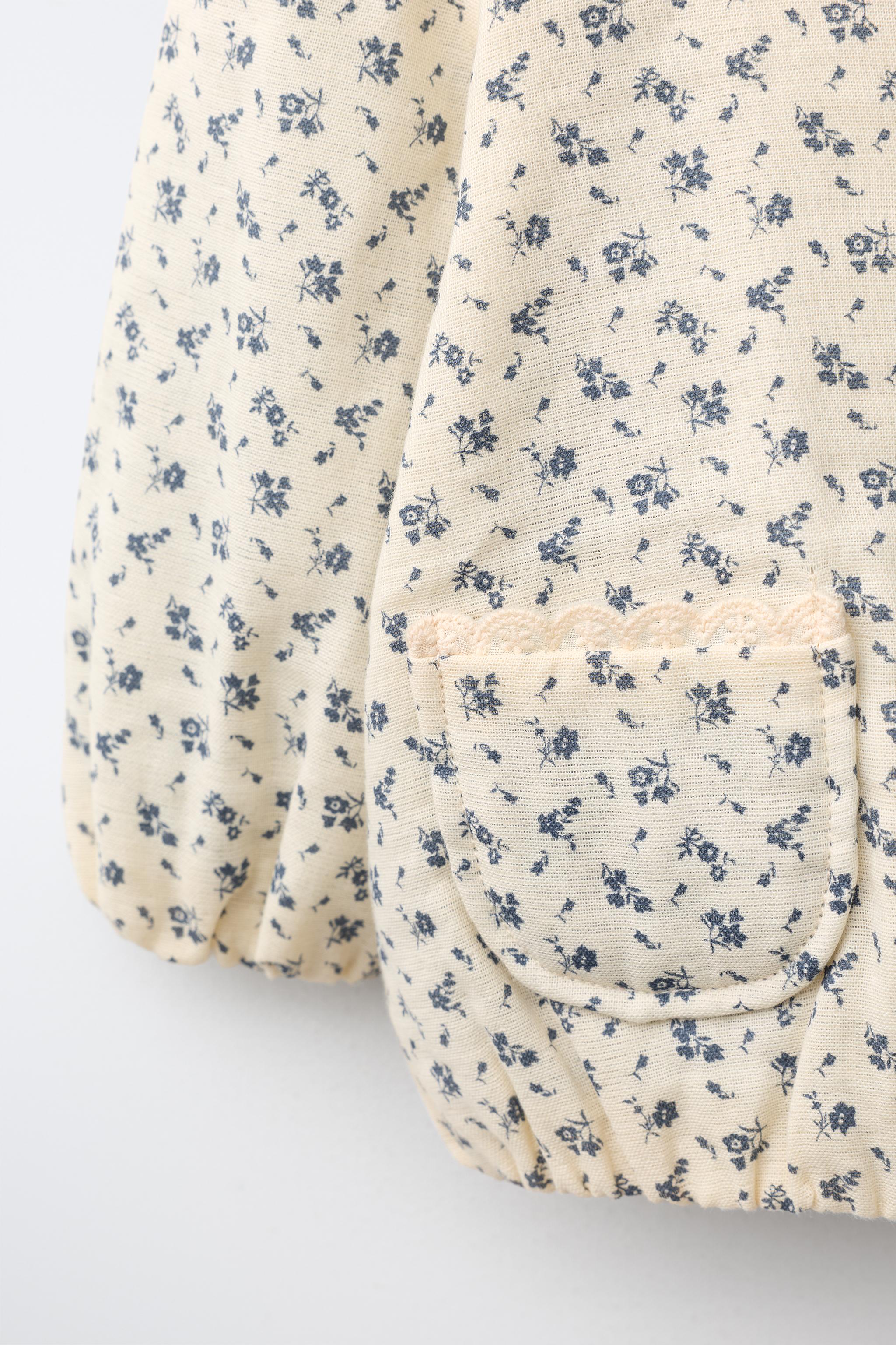 Детские куртки Zara FLORAL PRINT JACKET — фото 5