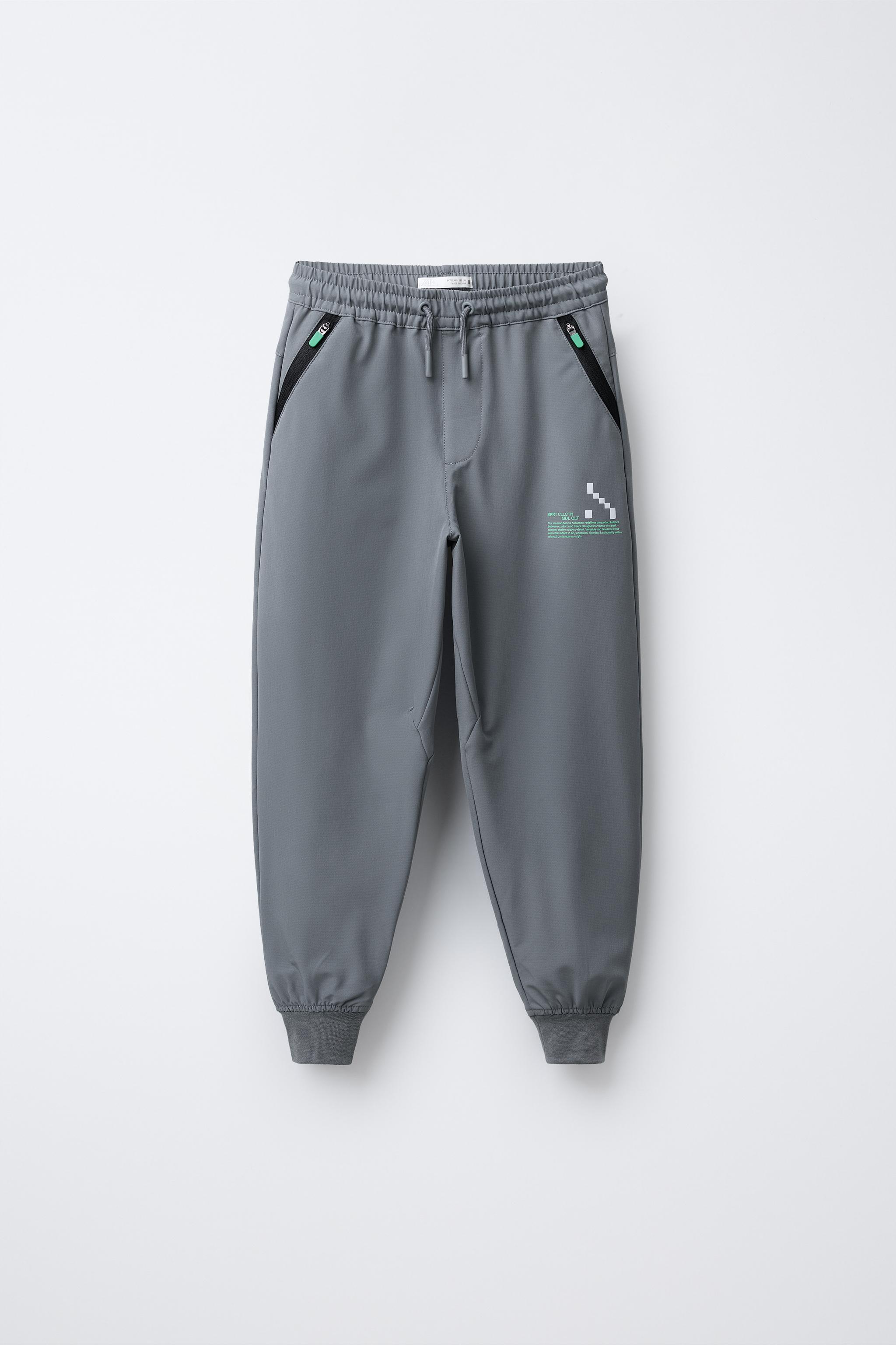 SPORTY TECHNICAL JOGGER PANTS - Light gray | ZARA Canada