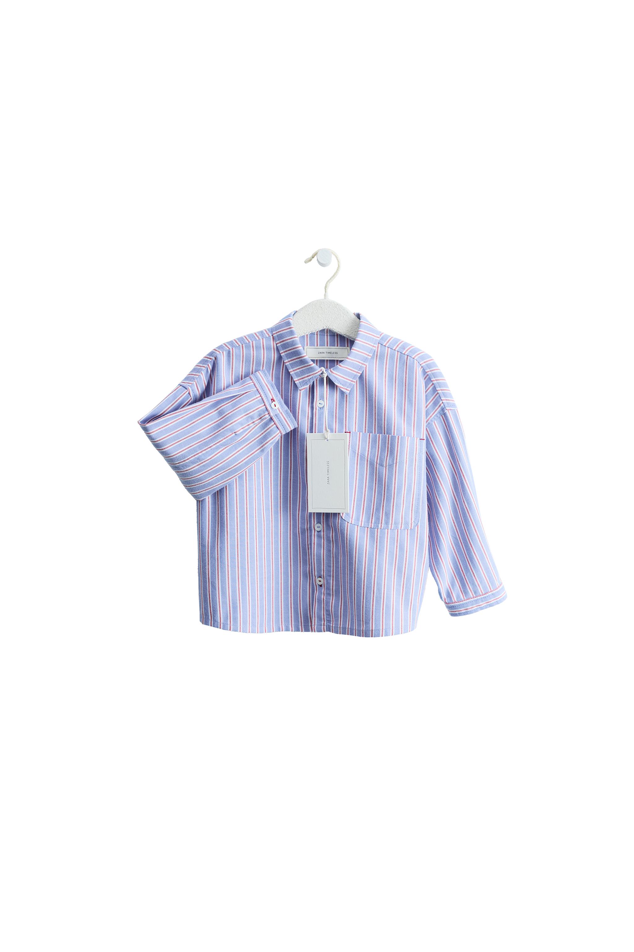 ZARA TIMELESS - STRIPED POCKET SHIRT