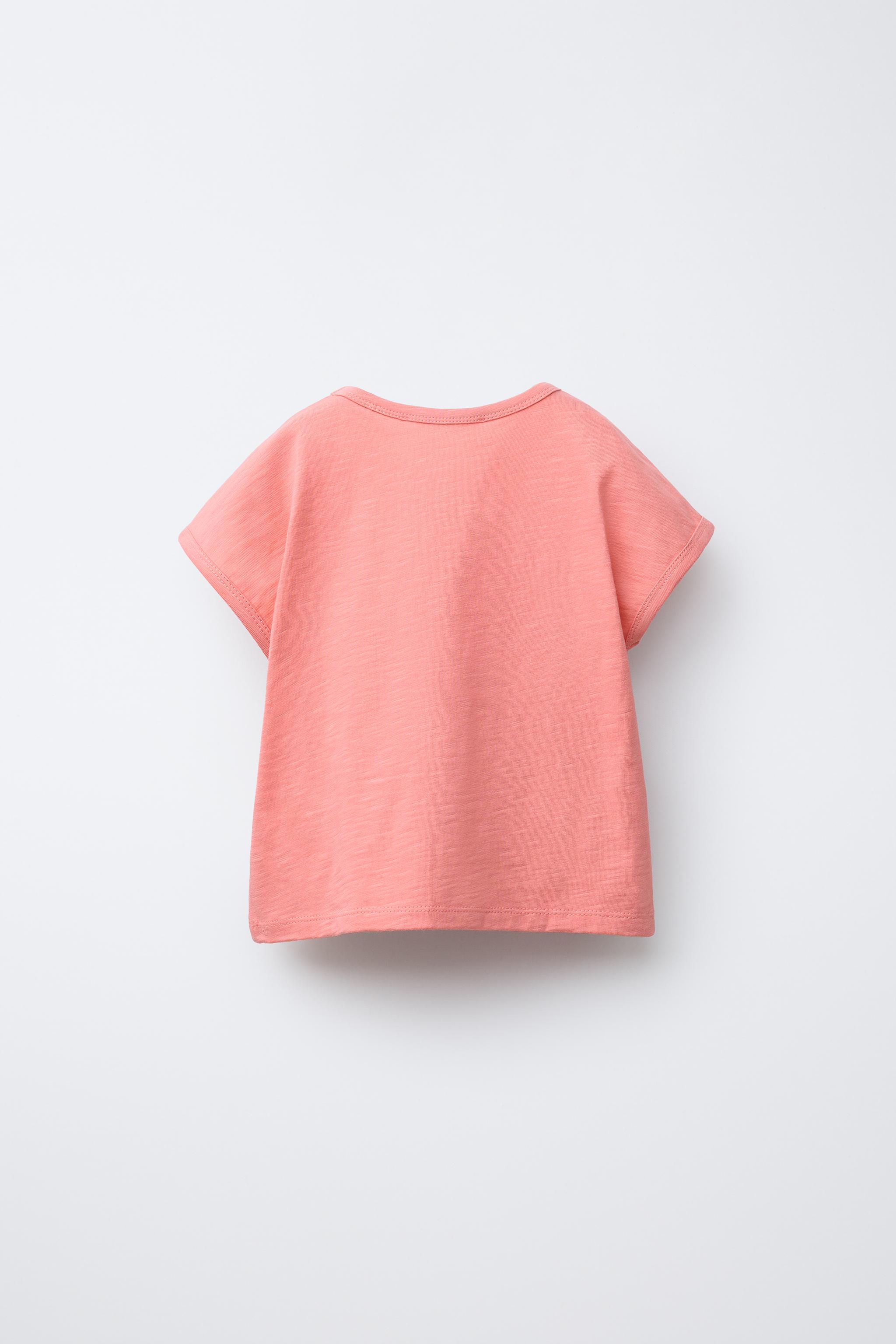 スペイン発送 ZARA ニードルドニットTシャツ 上品カジュアル スペイン発送 ZARA ニードルドニットTシャツ 上品カジュアル