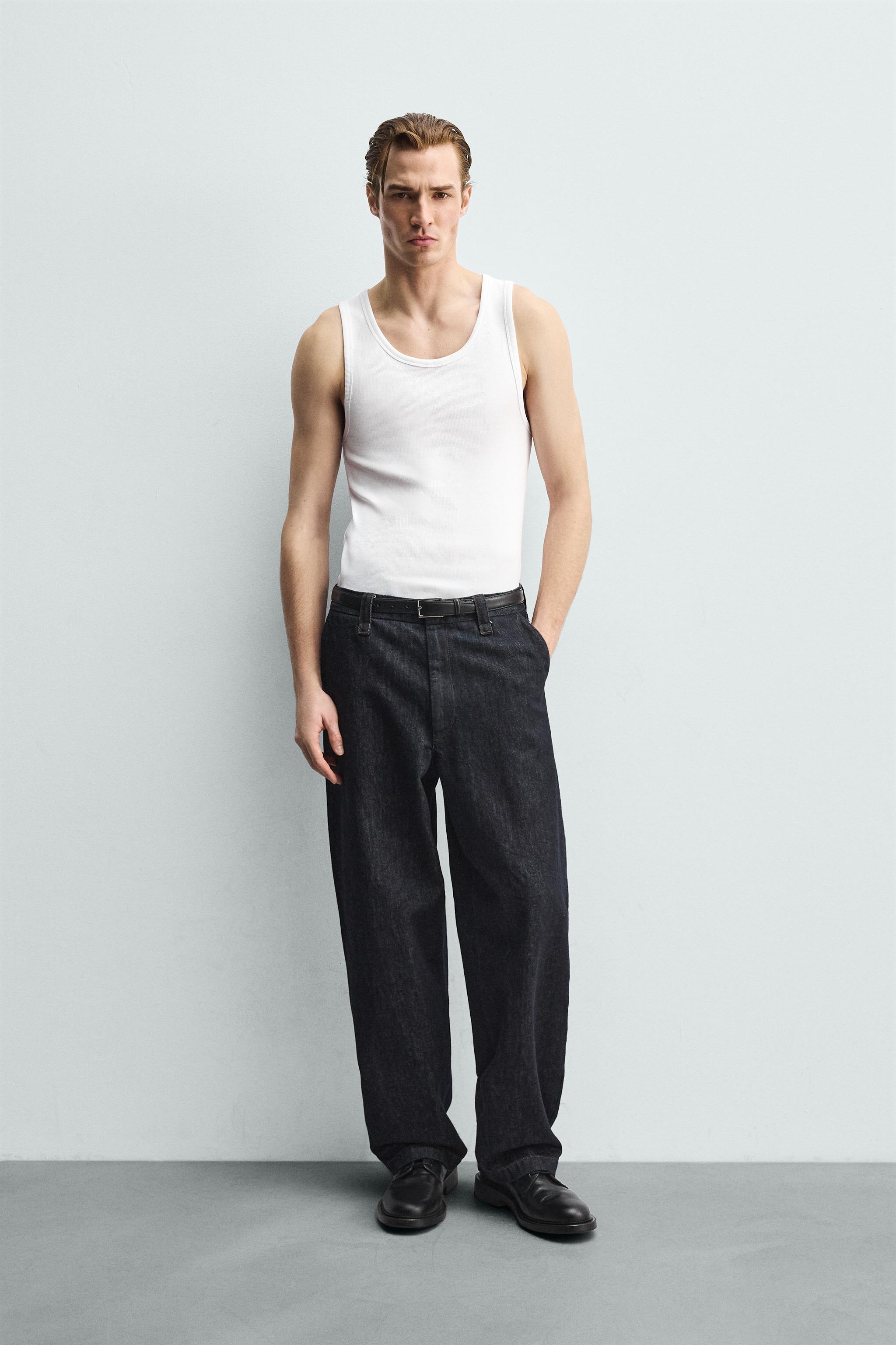 Zara 3'LÜ BASIC ATLET T-SHIRT PAKETİ görsel 4