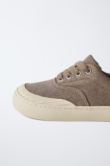 TENNIS EN COTON - Marron de Zara - Image 3
