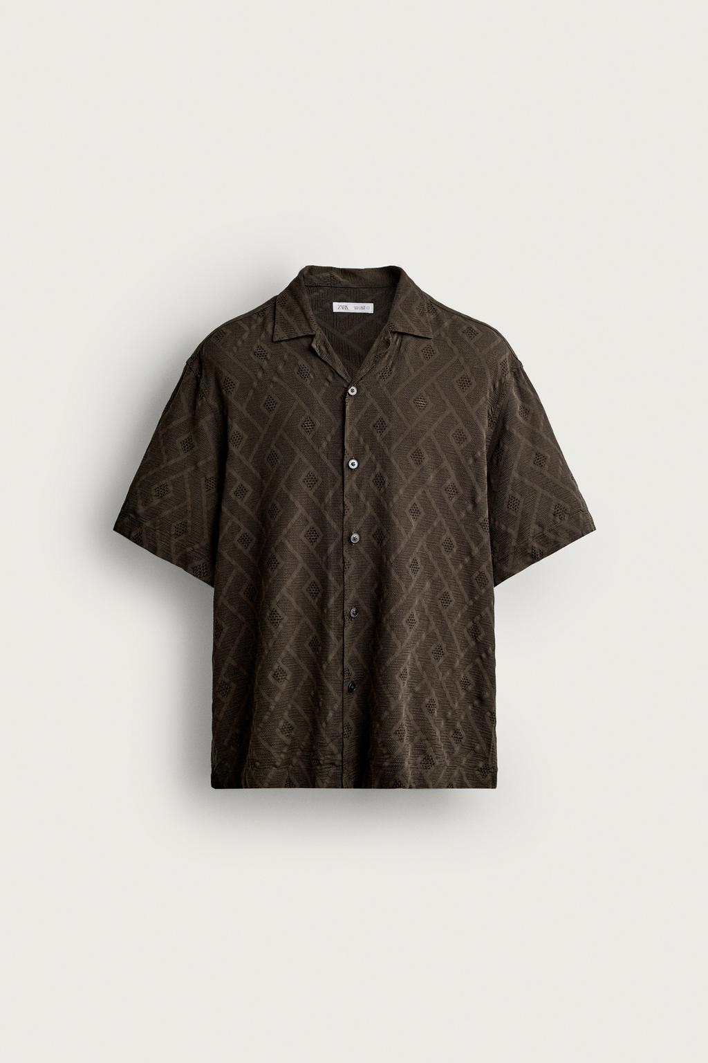 GEOMETRIC JACQUARD SHIRT