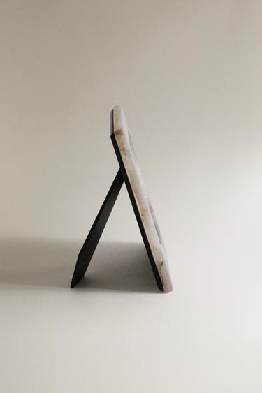 STONE PHOTO FRAME — Light brown 2