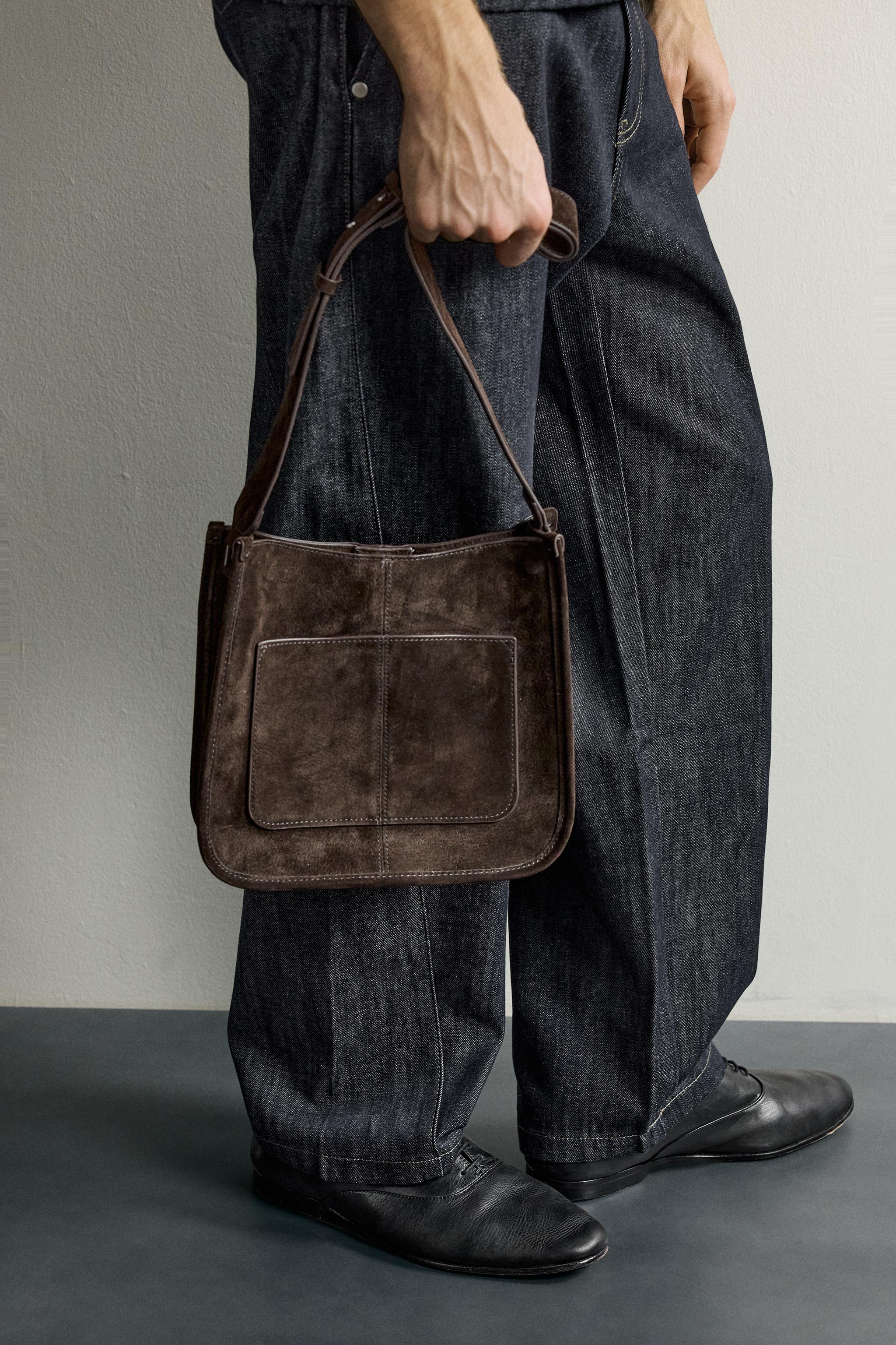 LEATHER CROSSBODY BAG