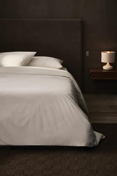 퍼케일 코튼 이불 커버(300수) - Zara 화이트