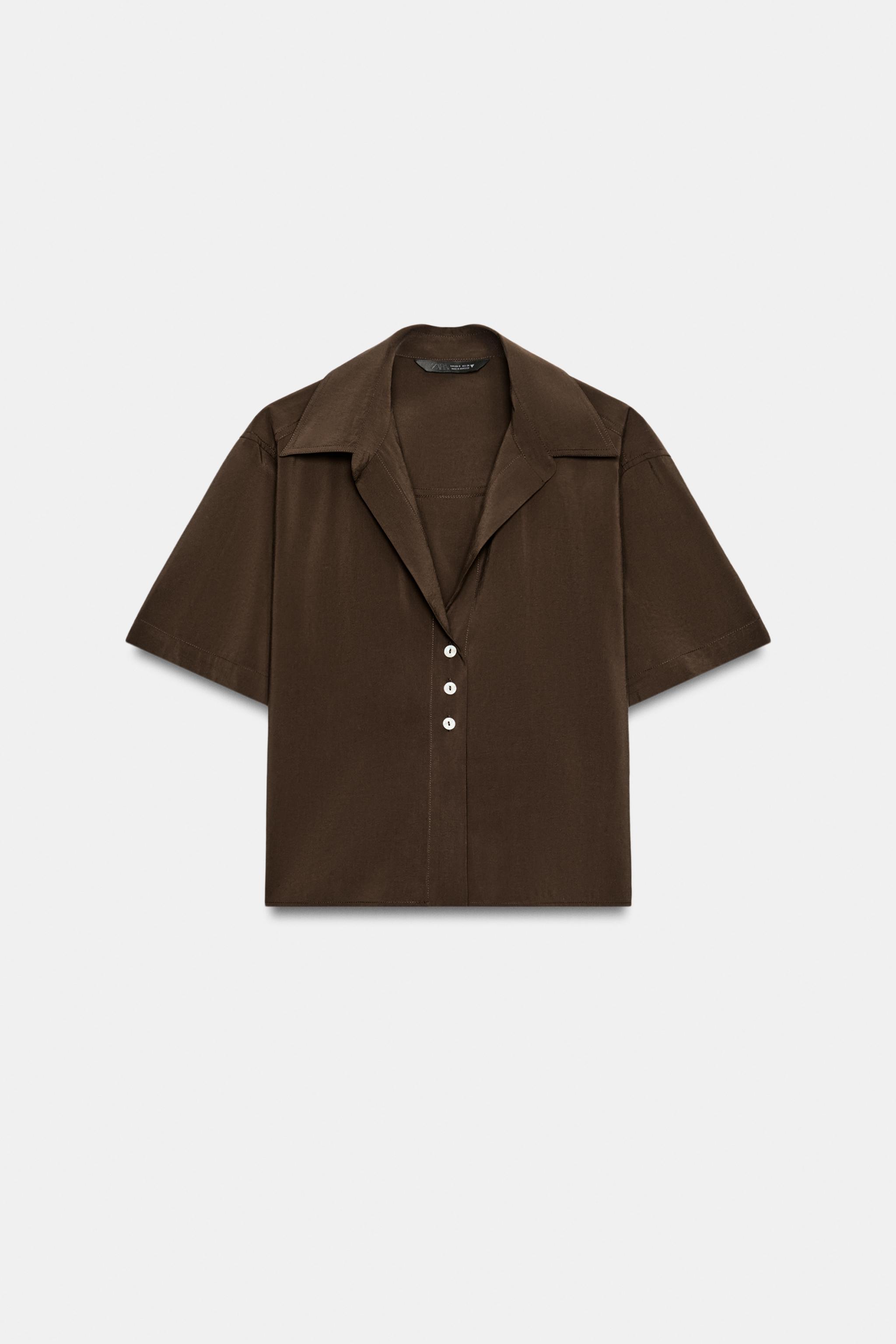 FLOWY SHORT SLEEVE SHIRT