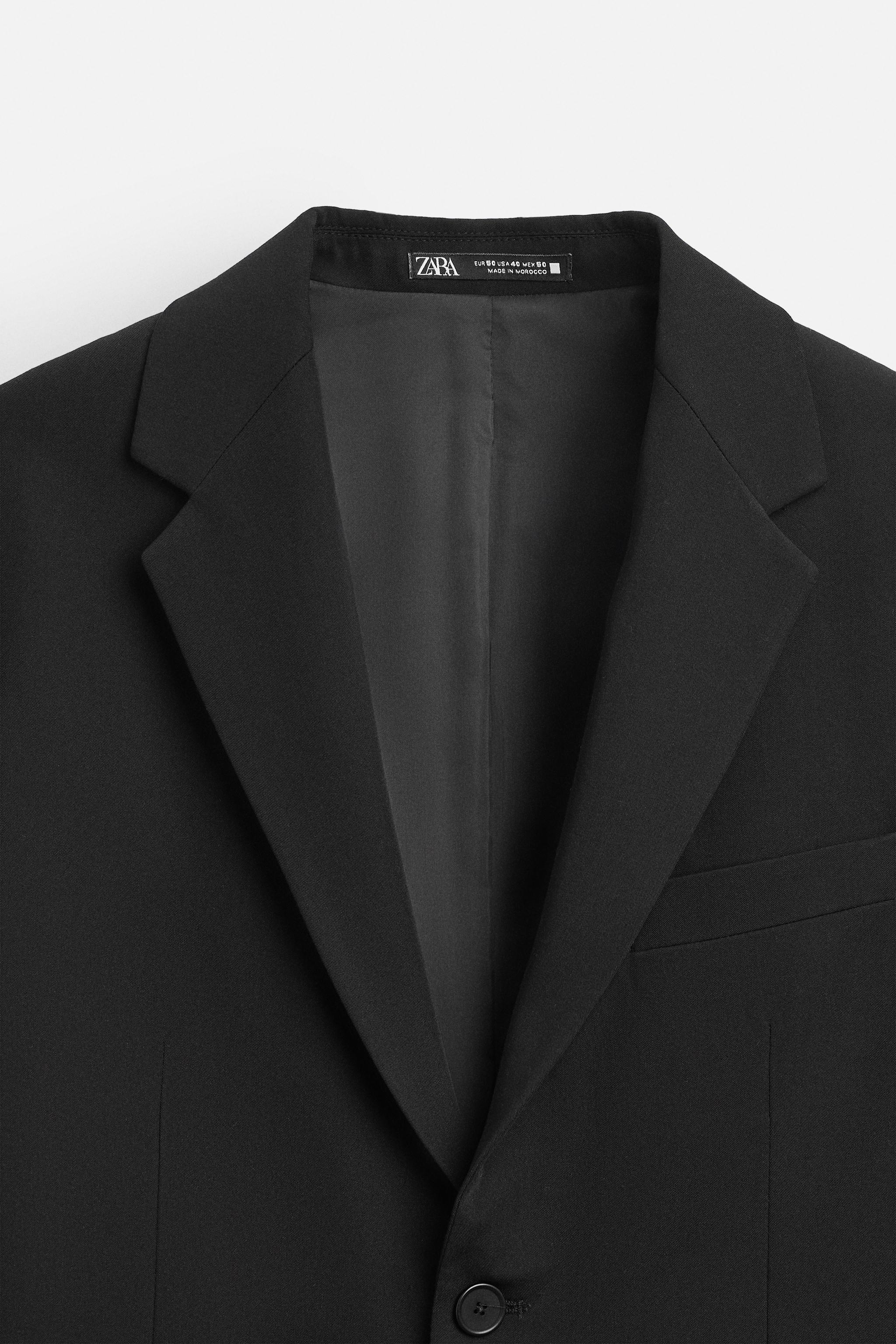 チェック スーツブレザー - ネイビーブルー | ZARA Japan / 日本