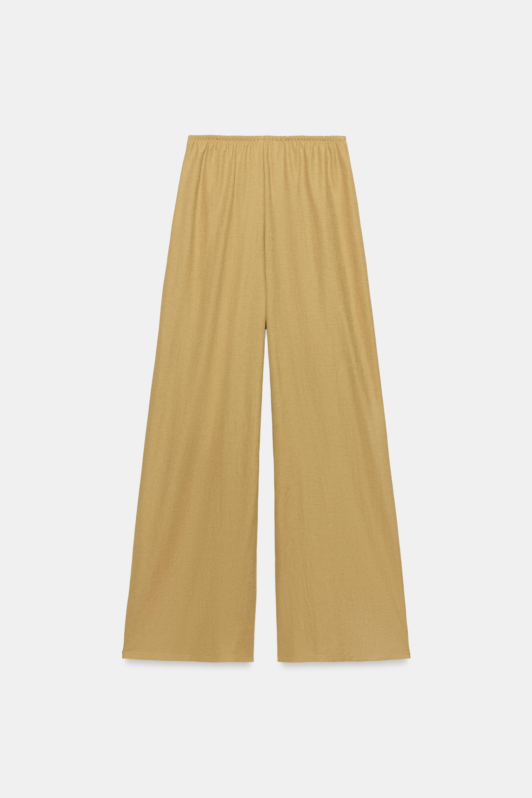 Zara STRAIGHT FIT PANTOLON görsel 4
