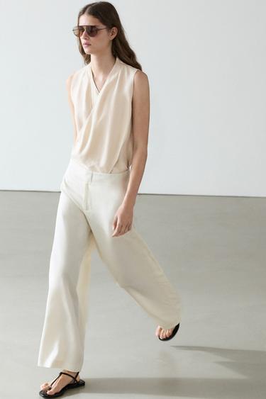 Zara Flowing barrel fit trousers - 153