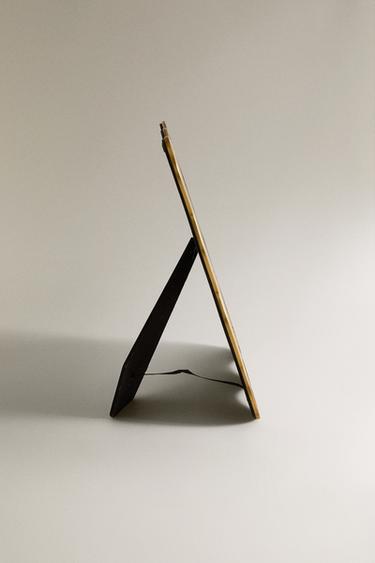 WAVY METAL PHOTO FRAME - Gold by Zara - Image 1