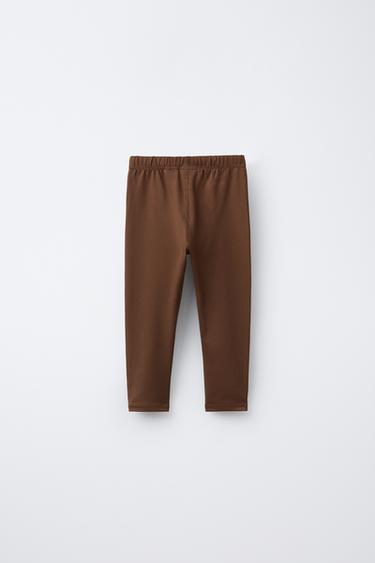 THERMOLITE ® FIBRE BASE LAYER LEGGINGS - Brown by Zara - Image 1