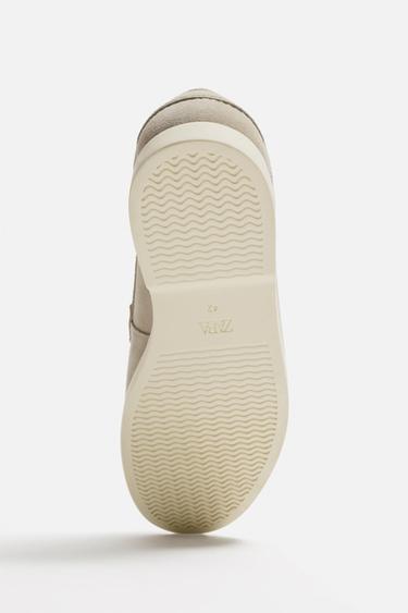CASUAL LEATHER LOAFERS - Ecru White by Zara - Image 5