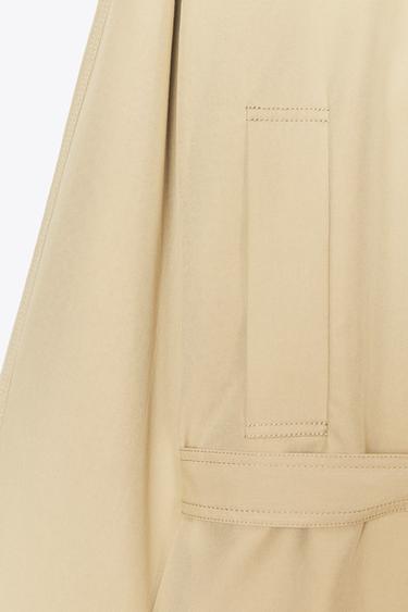 TRENCH CEINTURE - Marron clair de Zara - Image 9