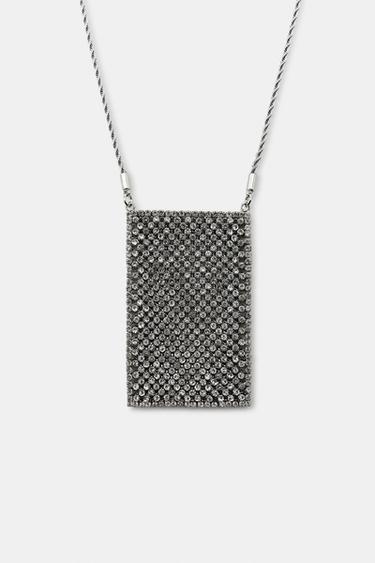 COLLIER SAC STRASS - Argent de Zara - Image 2