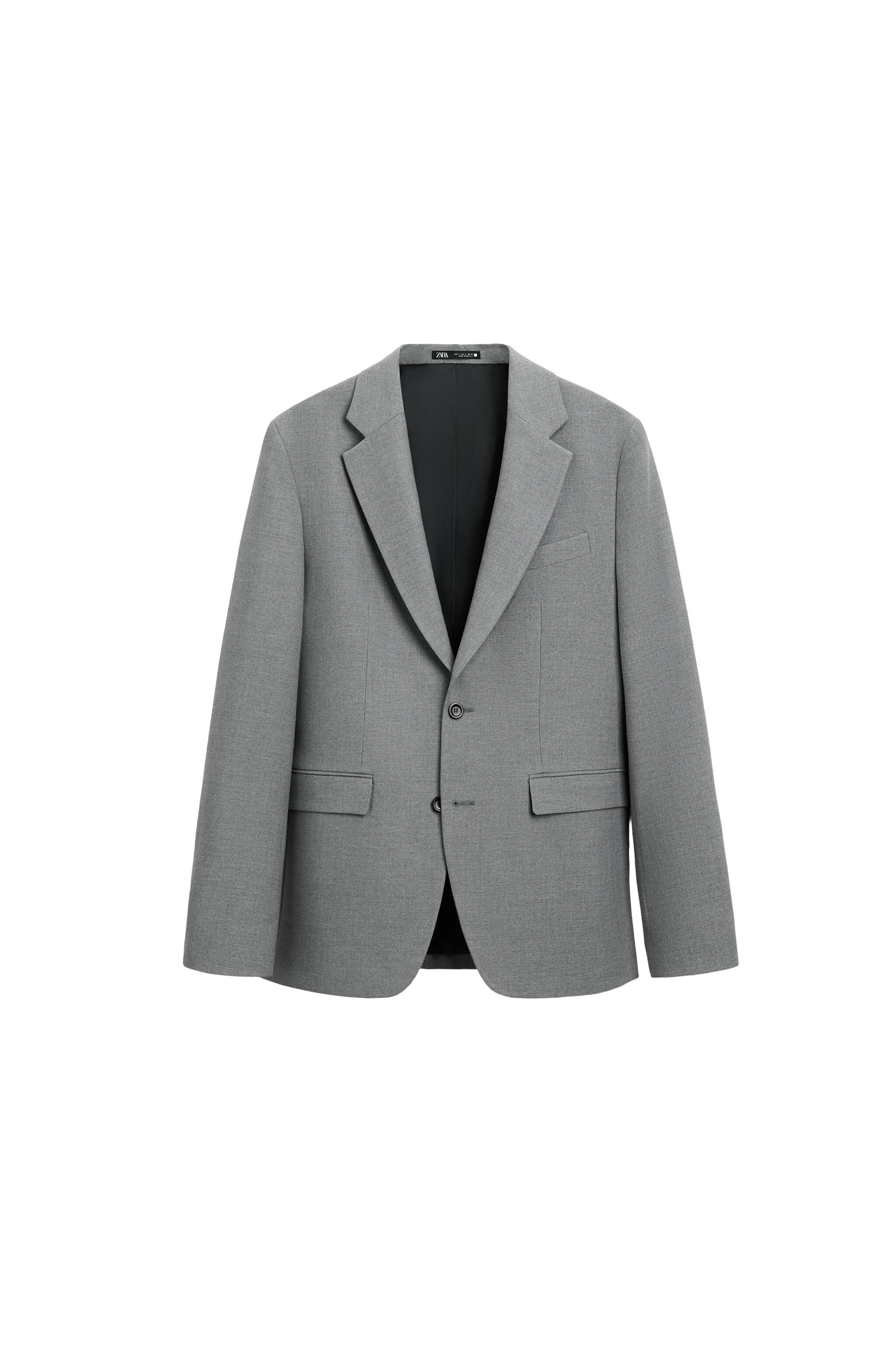 BLAZER ESTRUTURA - Azul-médio | ZARA Brasil