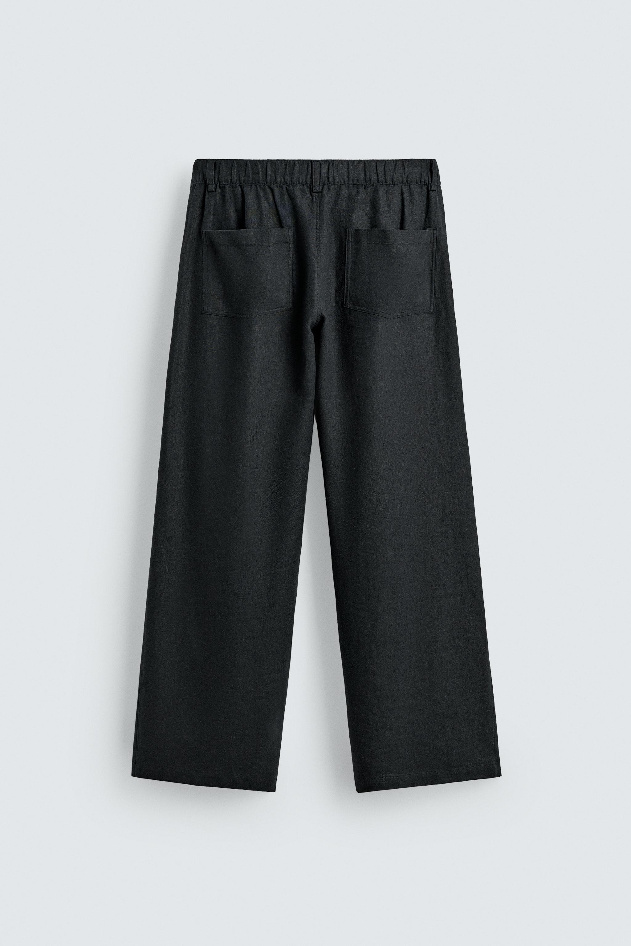 RELAXED FIT LINEN - VISCOSE PANTS