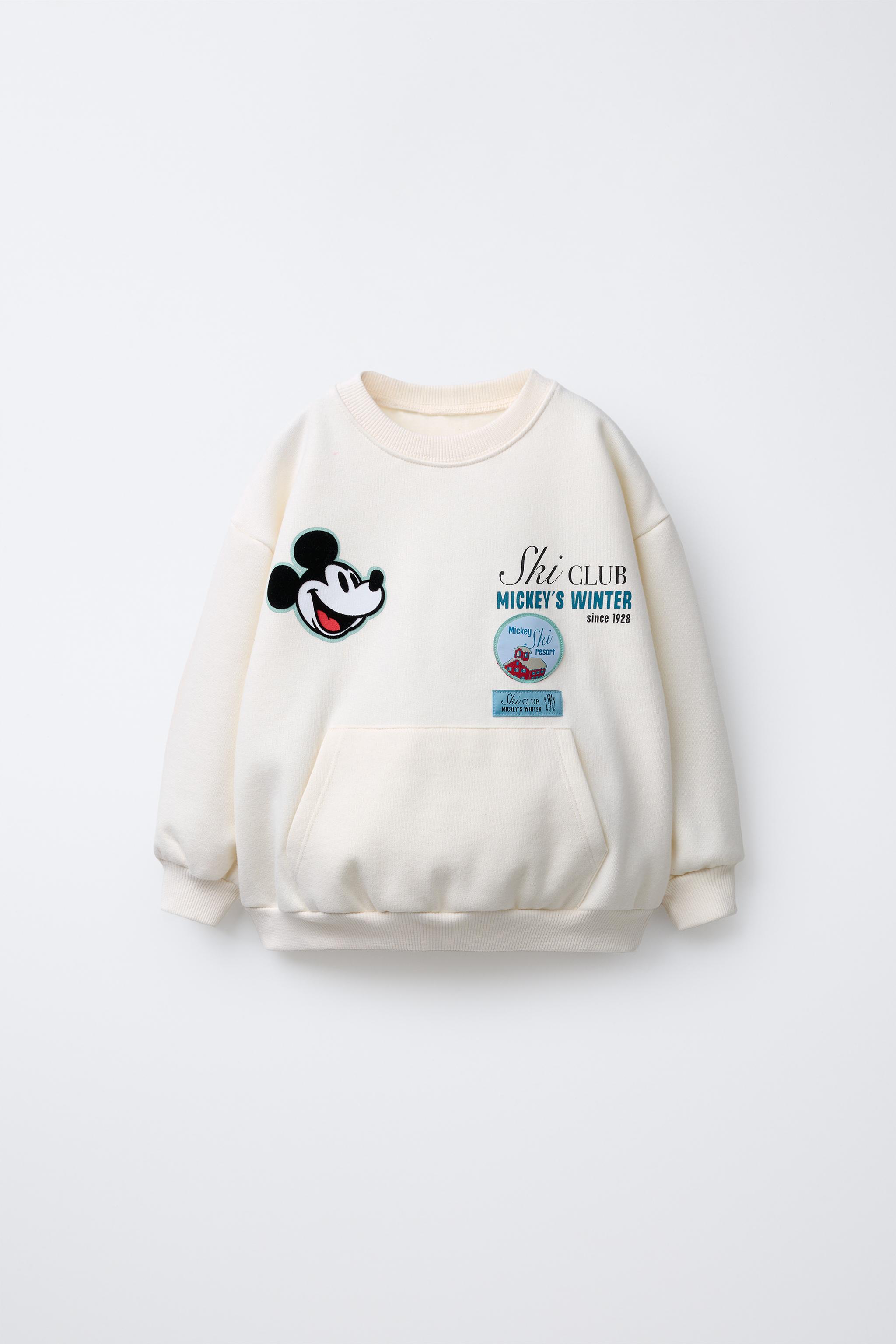 SWEATSHIRT MET ZAK MICKEY MOUSE © DISNEY - Ecru | ZARA Nederland