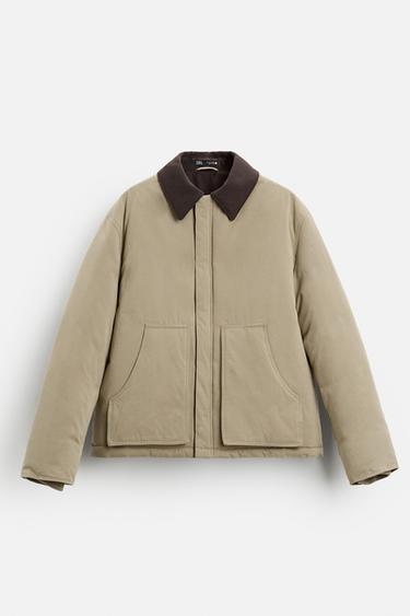 MATCHING COLLAR JACKET - Beige by Zara - Image 5