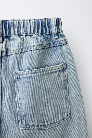 JEANS BALLON OVERDYE - Bleu clair de Zara - Image 3