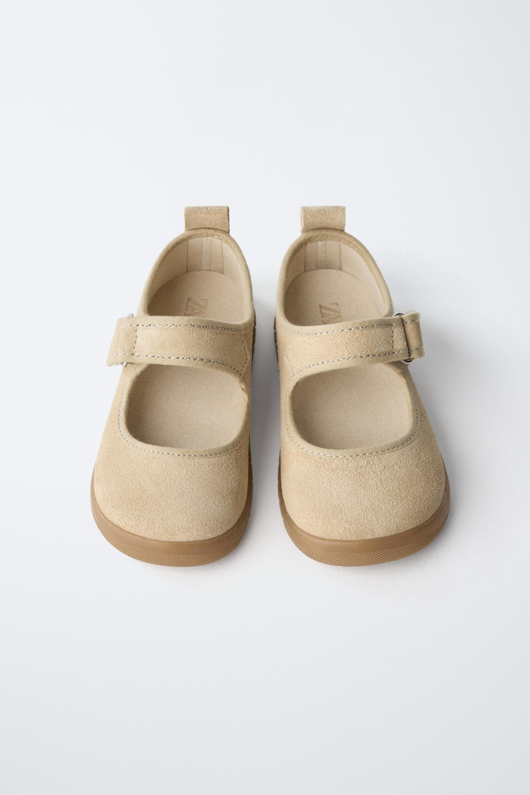 BALLERINES EN CUIR PIEDS NUS