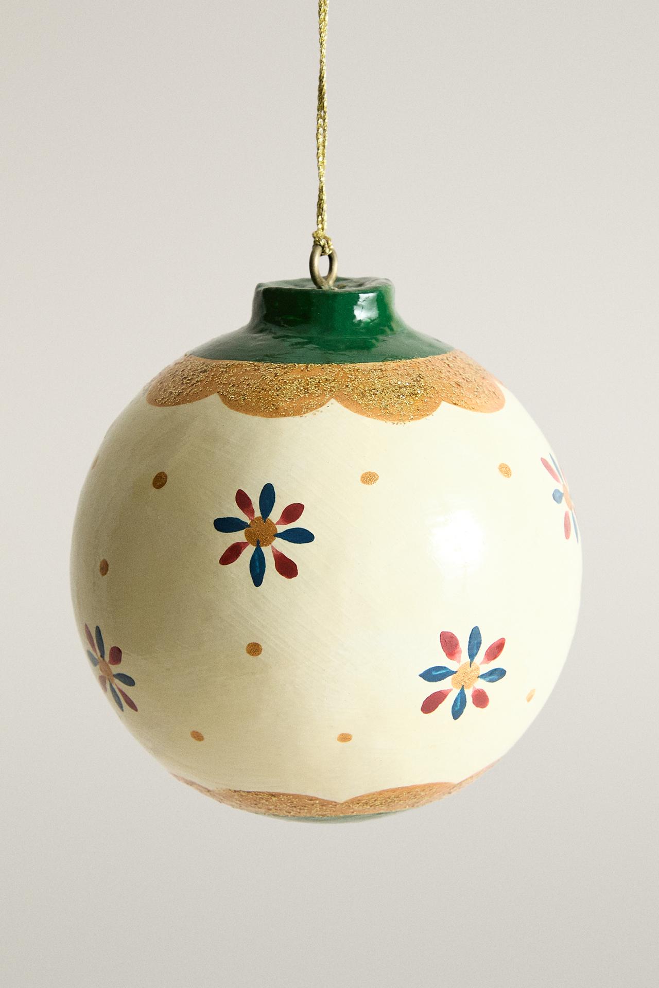 FLORAL PAPER CHRISTMAS TREE DECORATION