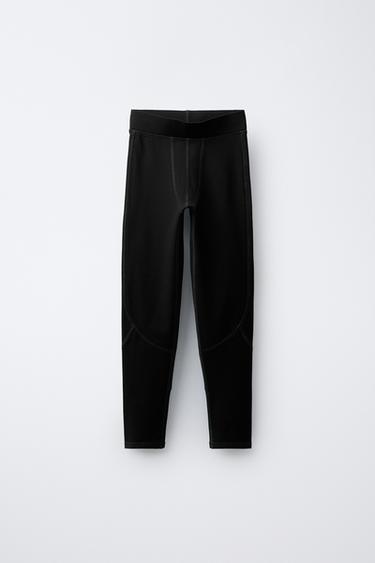 SKI COLLECTION THERMAL LEGGINGS - Black by Zara