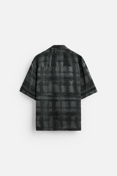 ABSTRACT PRINT SHIRT - Grey by Zara - Image 7