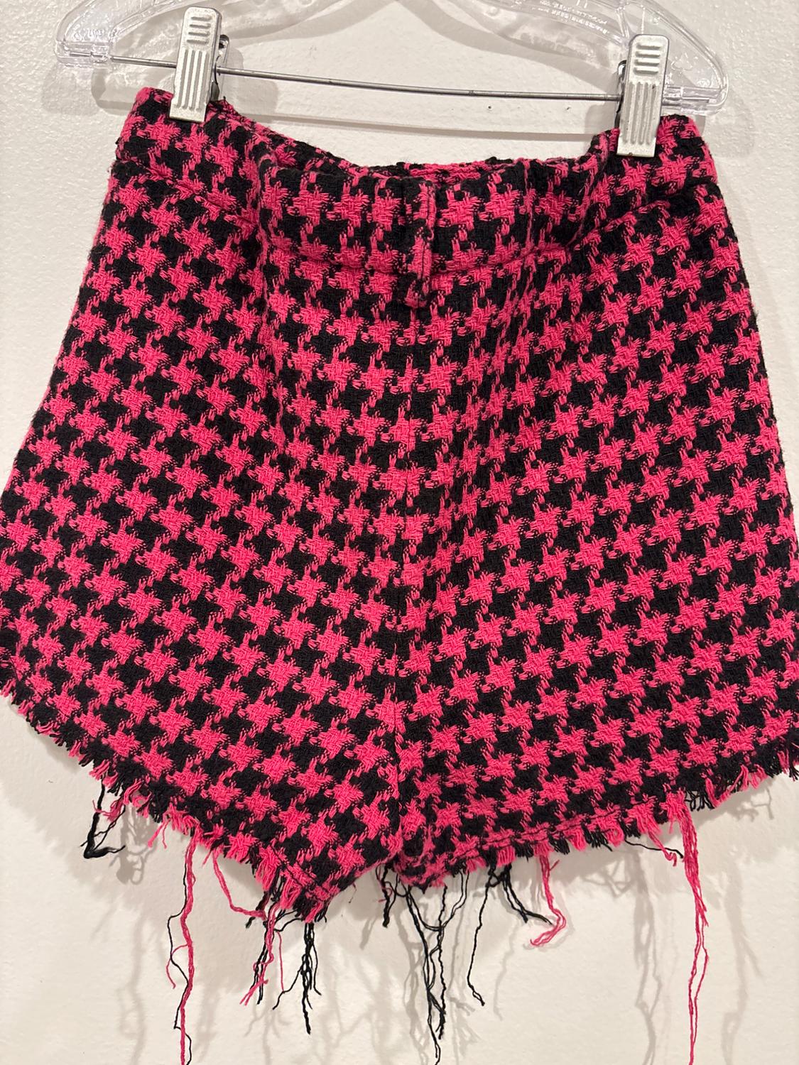 TEXTURED HOUNDSTOOTH SHORTS - Image 2