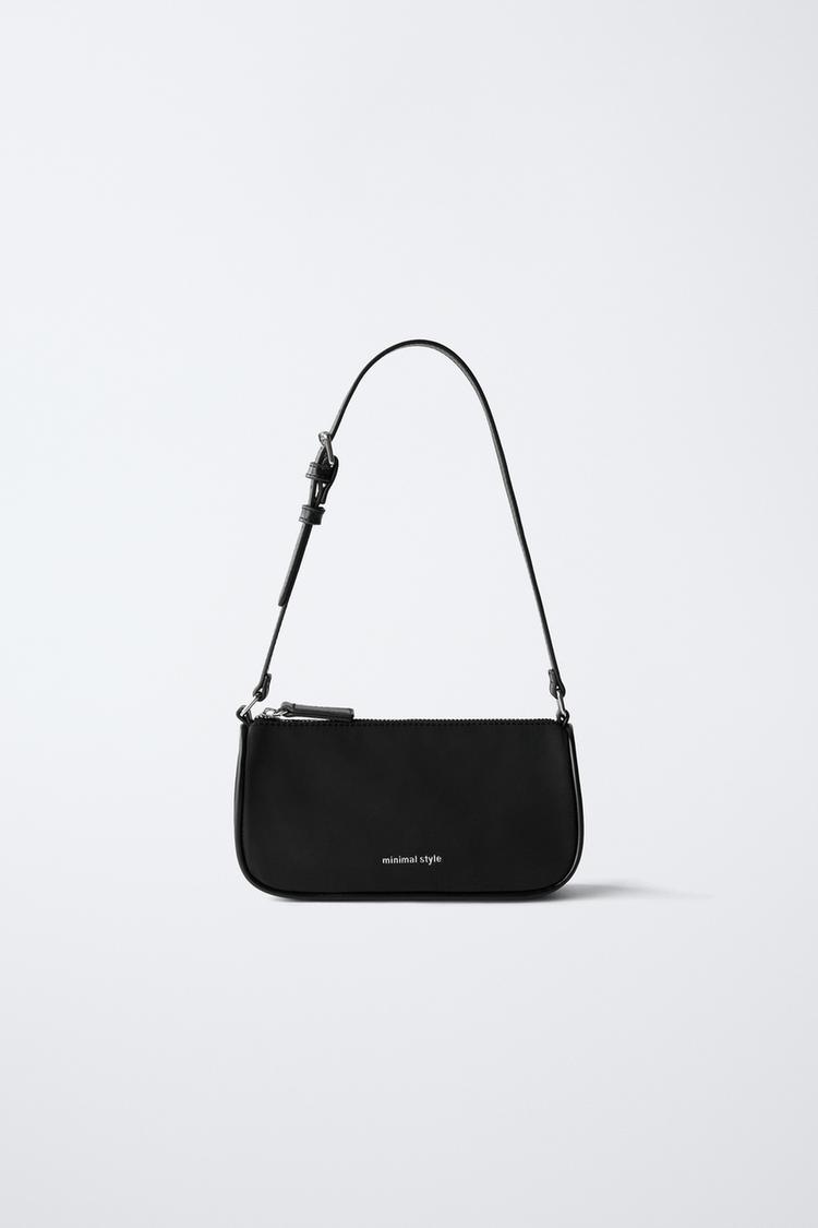 Handbag Handtasche Damen Zara Zara Rock Handtasche Zara Schwarz