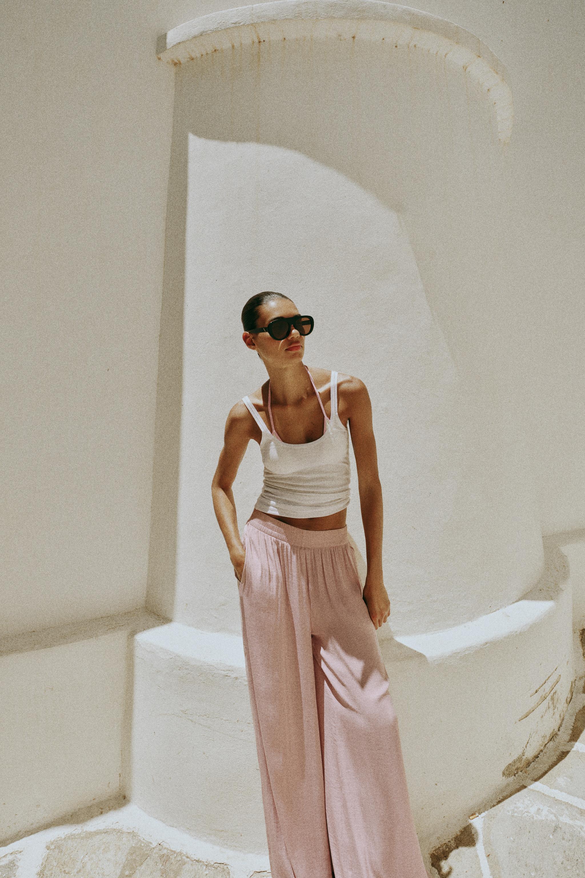 FLOWY WIDE LEG PANTS - thumbnail 9